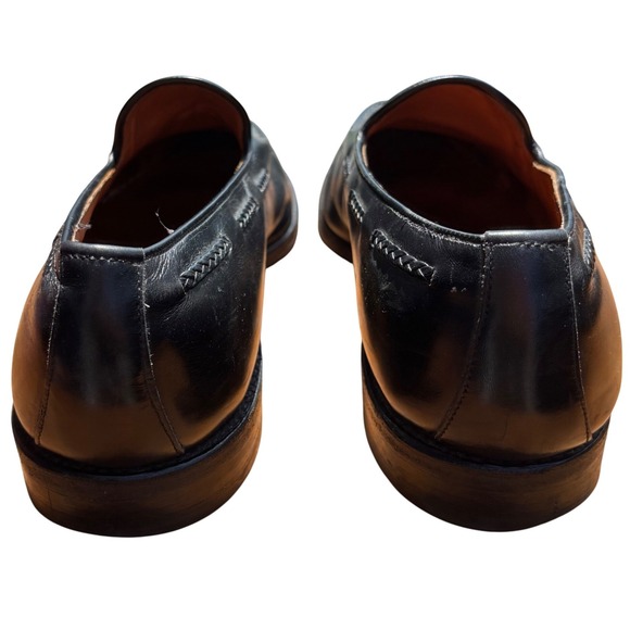 Allen Edmonds Brookwood Mens Black Leather Tassel Loafers Made in USA 11 D 4807